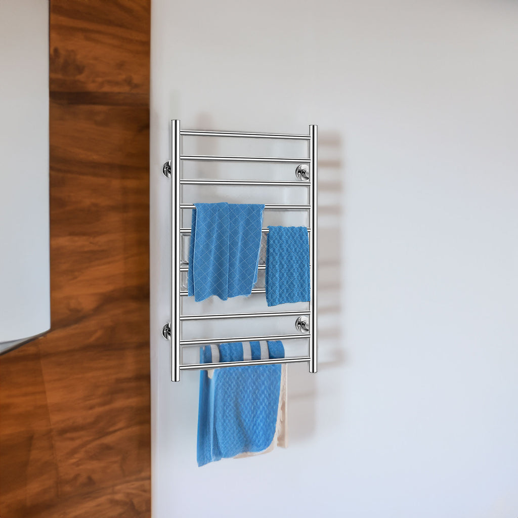 Electric Heated Towel Rack | 10 Bar Wall Mounted Towel Warmer