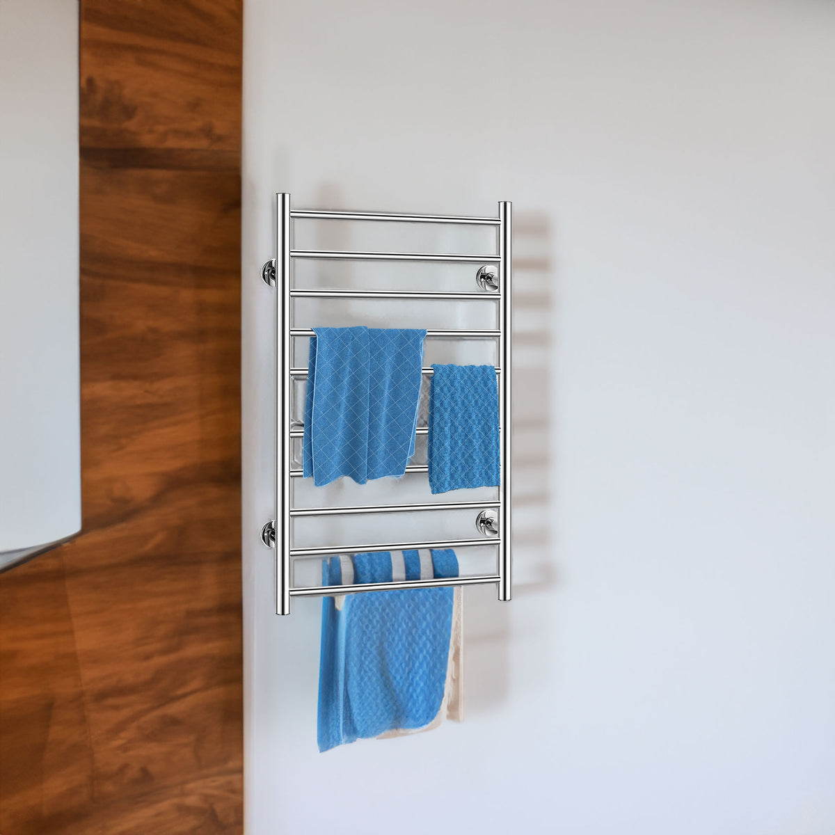 Electric Heated Towel Rack | 10 Bar Wall Mounted Towel Warmer