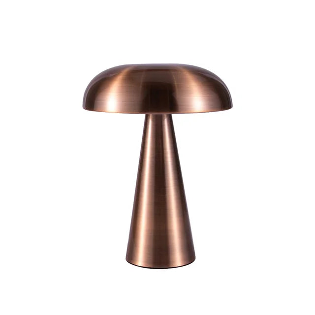 Rechargeable Touch Mushroom Table Lamp | 3-Level Dimmable Bedside Light