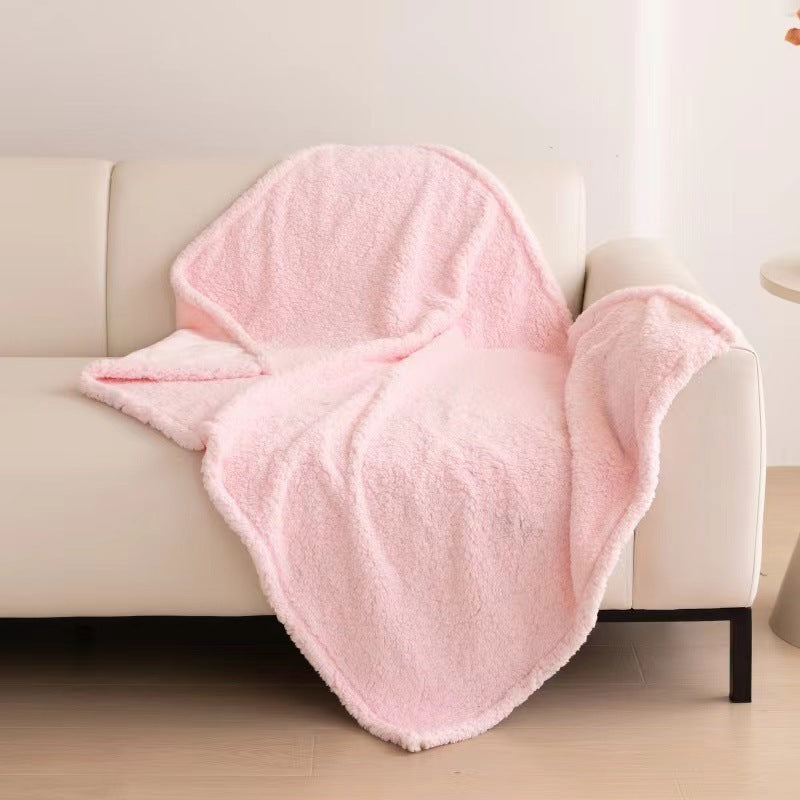 Waterproof Sherpa Fleece Throw Blanket | Soft Plush Cosy Blanket