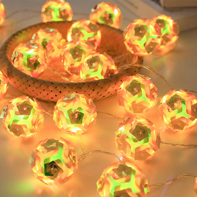 LED Rose String Lights | Decorative Fairy Lights for Bedroom & Garden