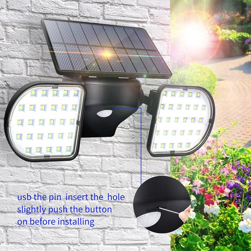 Solar Motion Sensor Wall Light