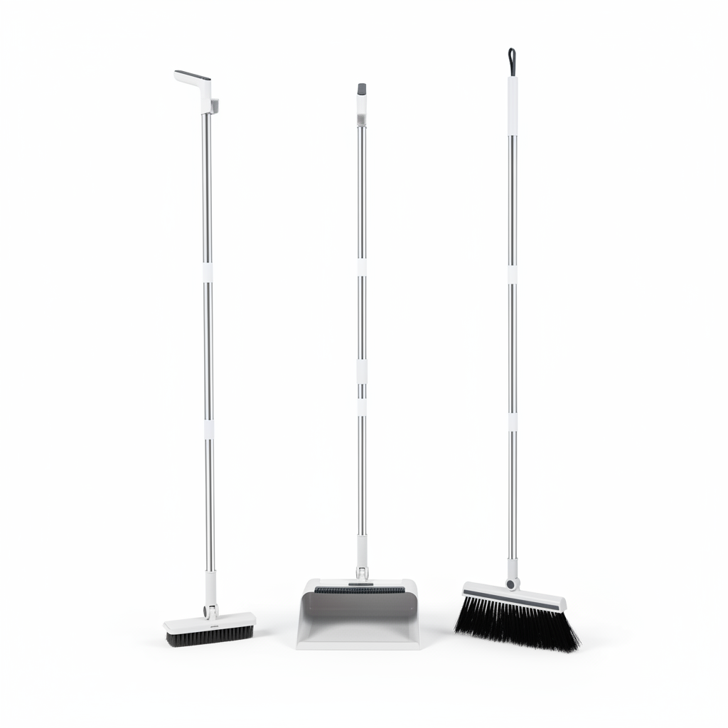 3-in-1 Folding Broom Dustpan Set Cover