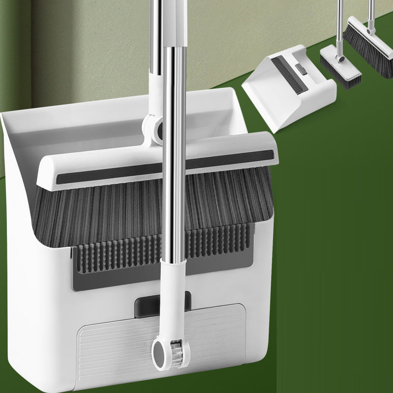 Folding Broom & Dustpan Set