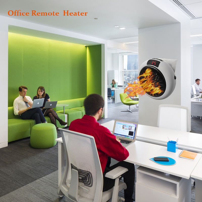 Mini Portable Electric Air Heater — Desktop & Wall Mountable