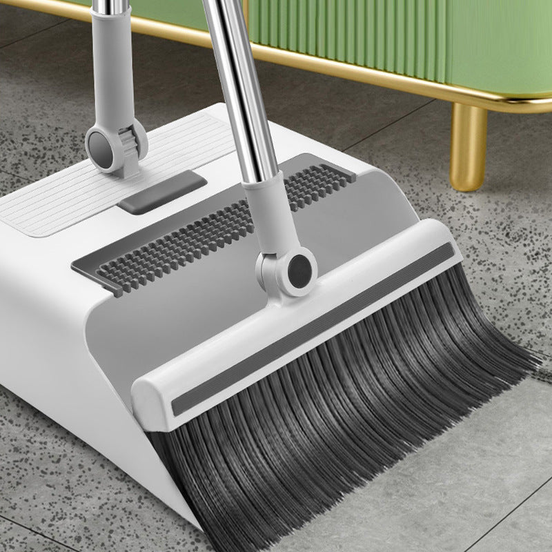 Folding Broom & Dustpan Set