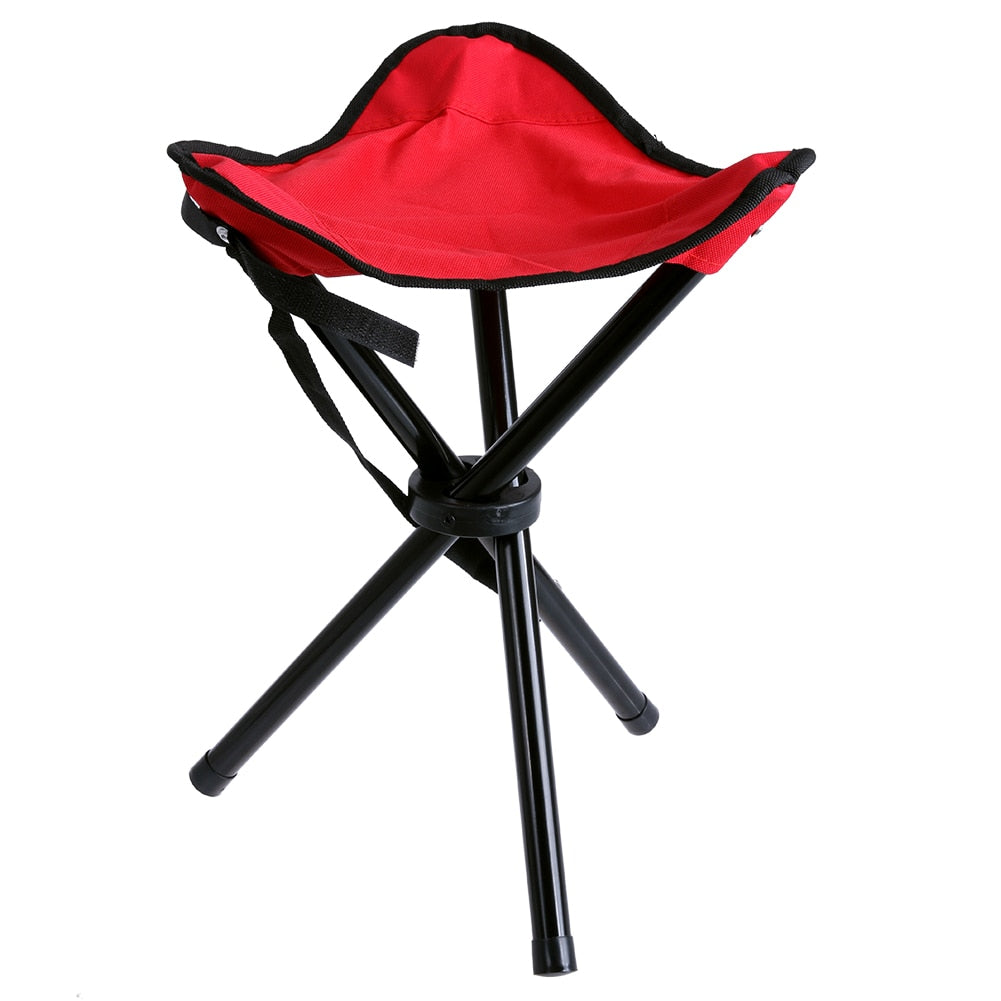 Lightweight Folding Camping Stool | Portable Aluminium Seat with Storage Bag