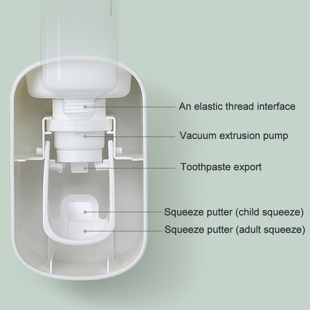 Wall-Mount Toothbrush Holder
