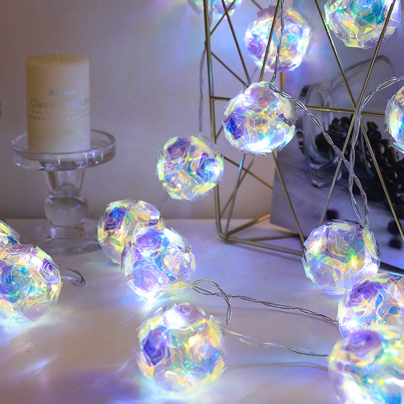 LED Rose String Lights | Decorative Fairy Lights for Bedroom & Garden