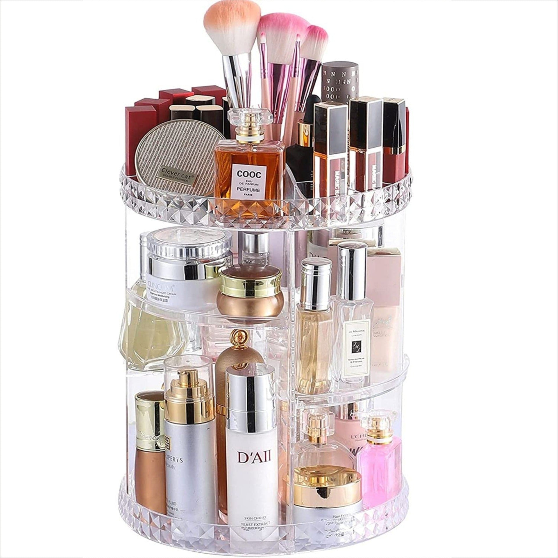 Rotating Cosmetic Storage Rack