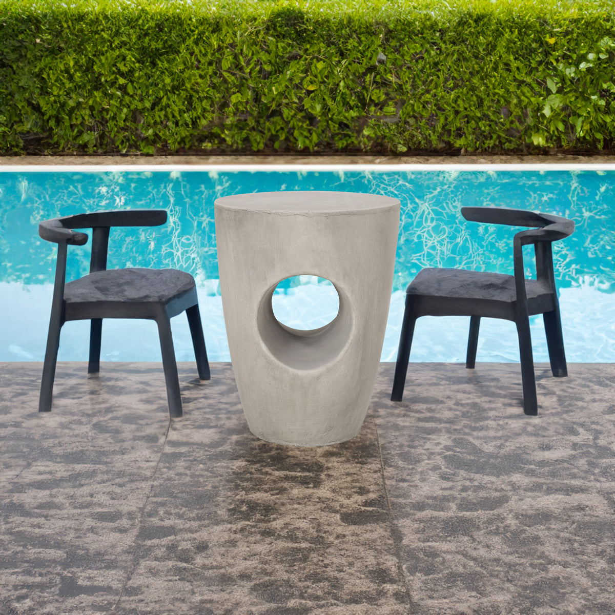 Sirius Concrete Side Table — Indoor & Outdoor