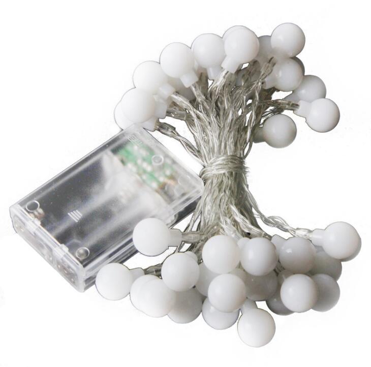 Cherry Ball Fairy String Lights | Battery Operated Outdoor Patio Garland