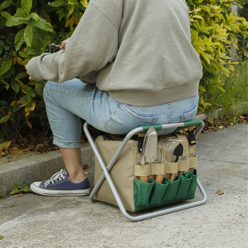 Detachable and Foldable Garden Stool
