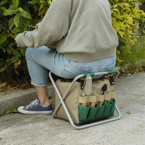 Detachable and Foldable Garden Stool