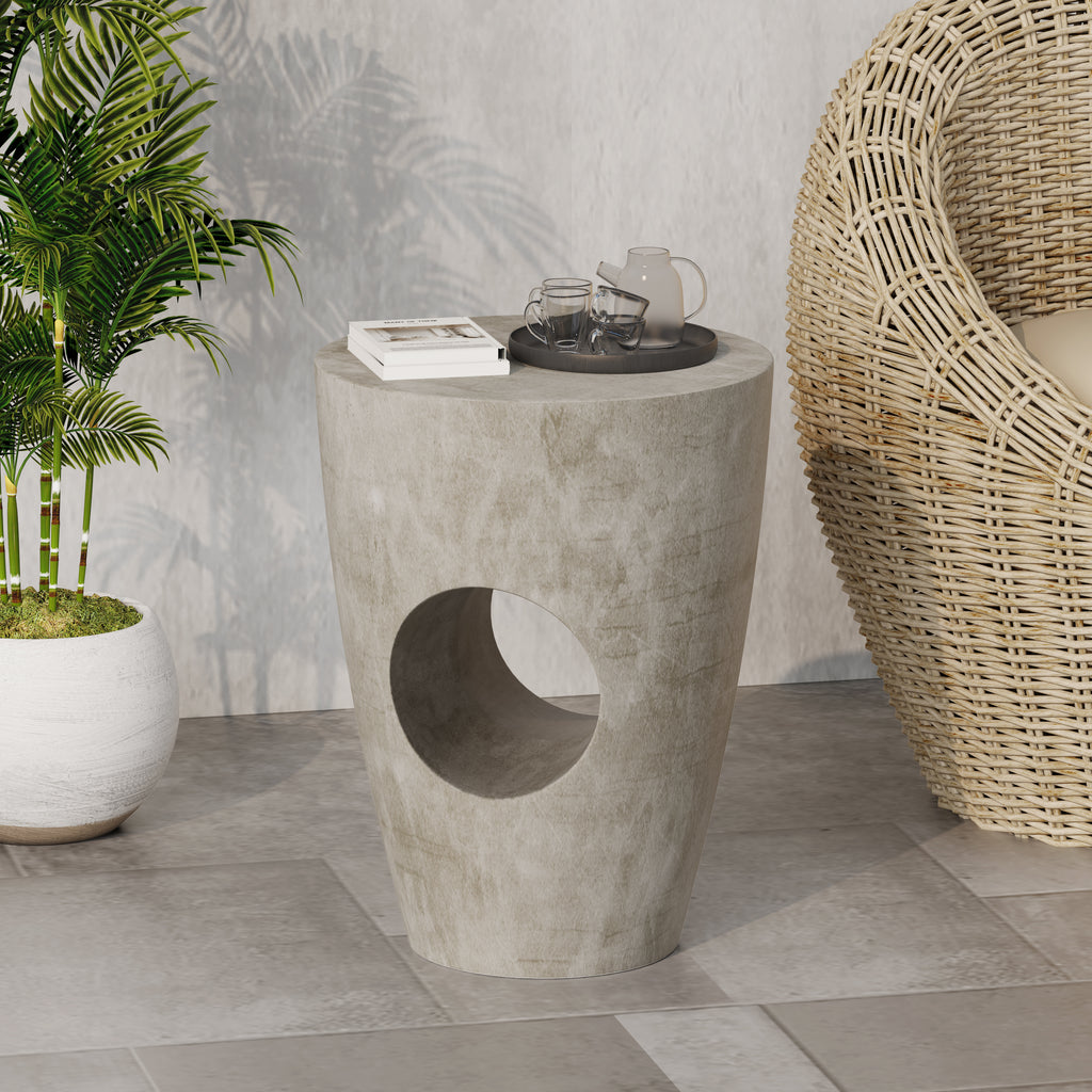 Sirius Concrete Side Table — Indoor & Outdoor