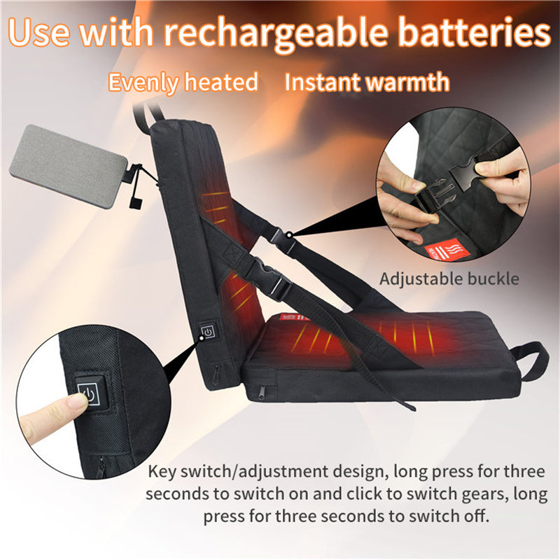 Heated Seat Cushion for Outdoor Camping & Fishing