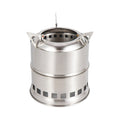Stainless Steel Outdoor Firewood Stove & BBQ Grill