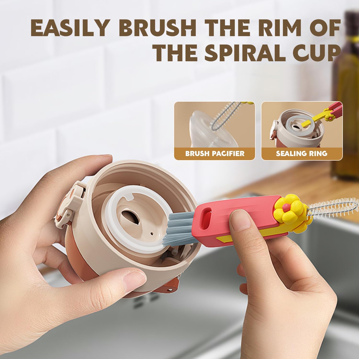 3-in-1 Cup Cleaning Brush
