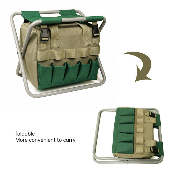 Detachable and Foldable Garden Stool