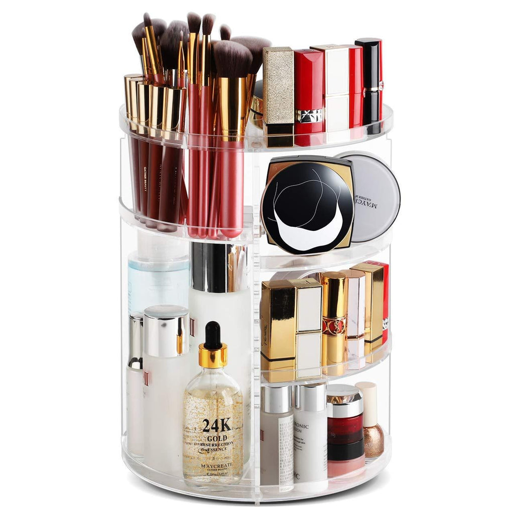 Rotating Cosmetic Storage Rack