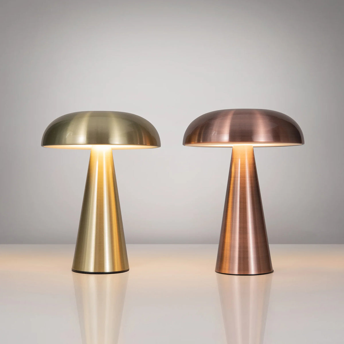 Rechargeable Touch Mushroom Table Lamp | 3-Level Dimmable Bedside Light
