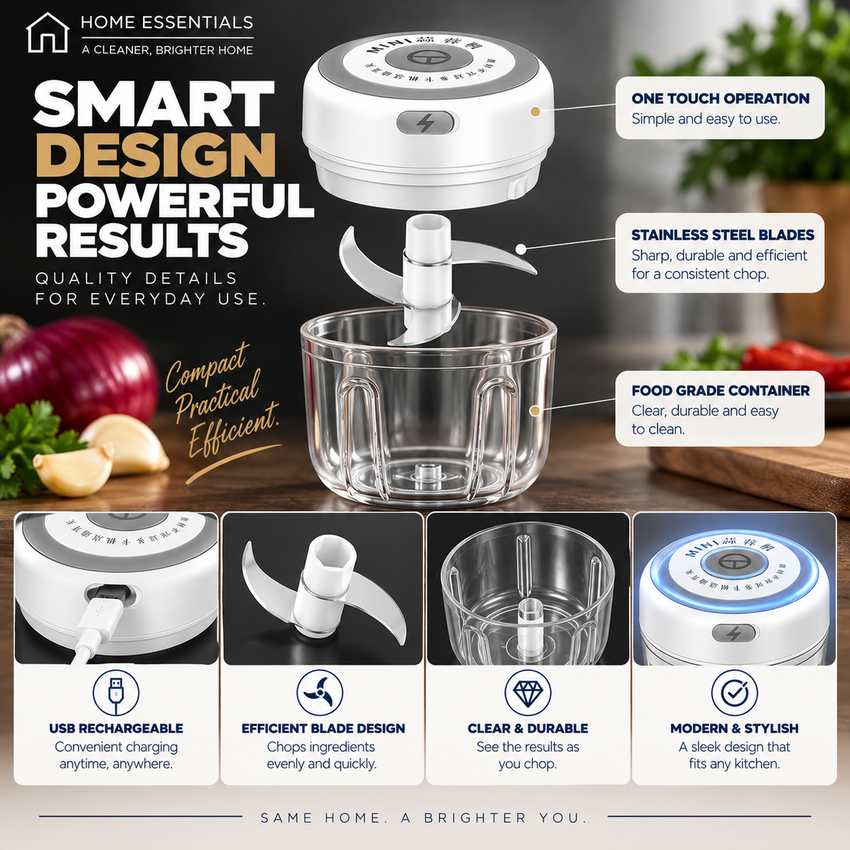 Electric Mini Food Chopper