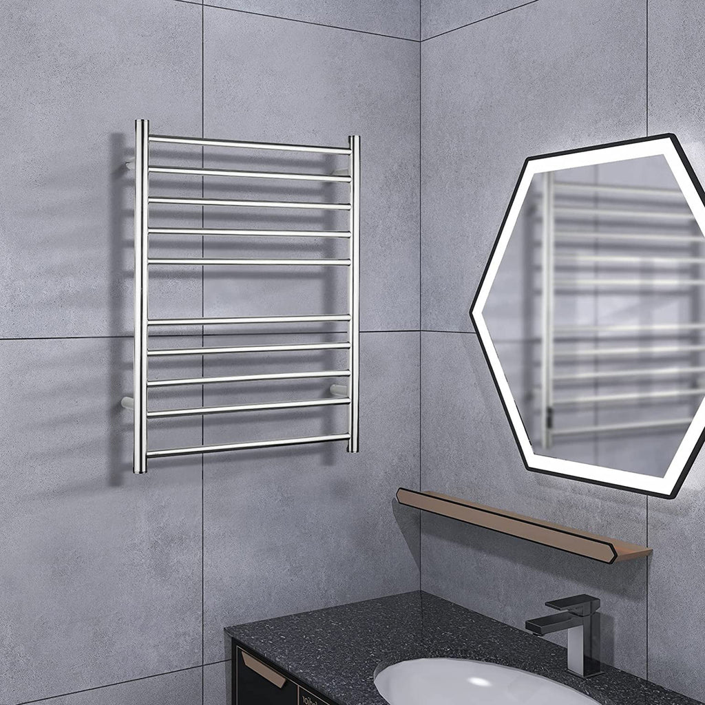 Electric Heated Towel Rack | 10 Bar Wall Mounted Towel Warmer