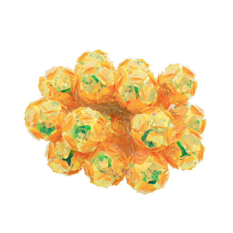 LED Rose String Lights | Decorative Fairy Lights for Bedroom & Garden