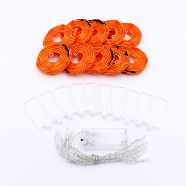 Halloween Pumpkin String Lights | 10 LED Warm White Decoration