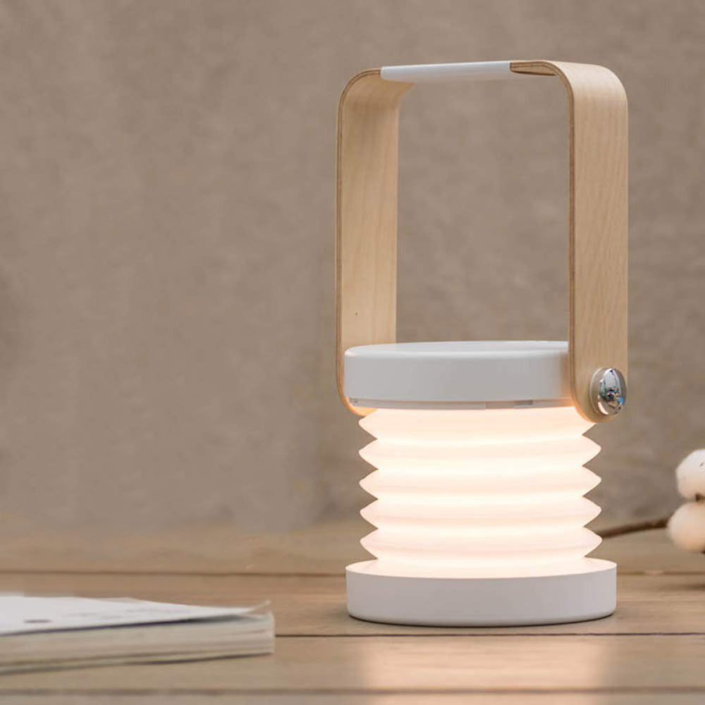 Wooden Portable Lantern Lamp
