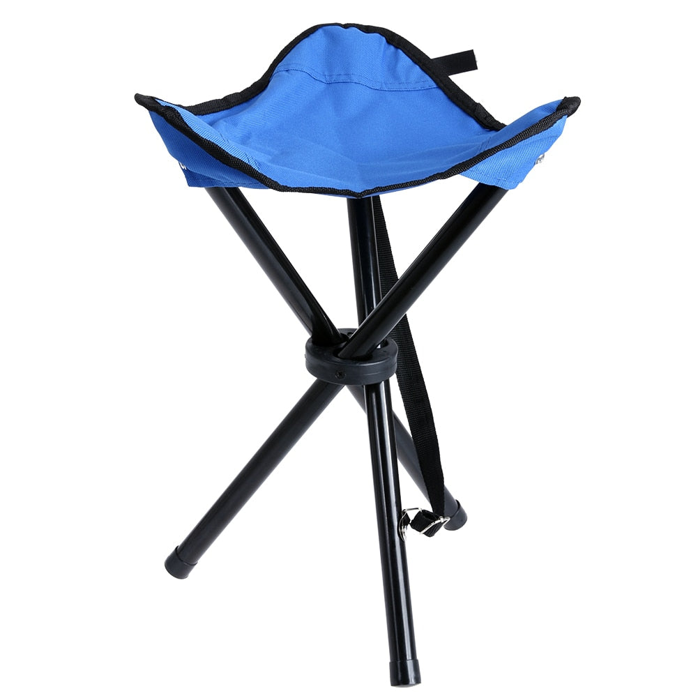 Lightweight Folding Camping Stool | Portable Aluminium Seat with Storage Bag