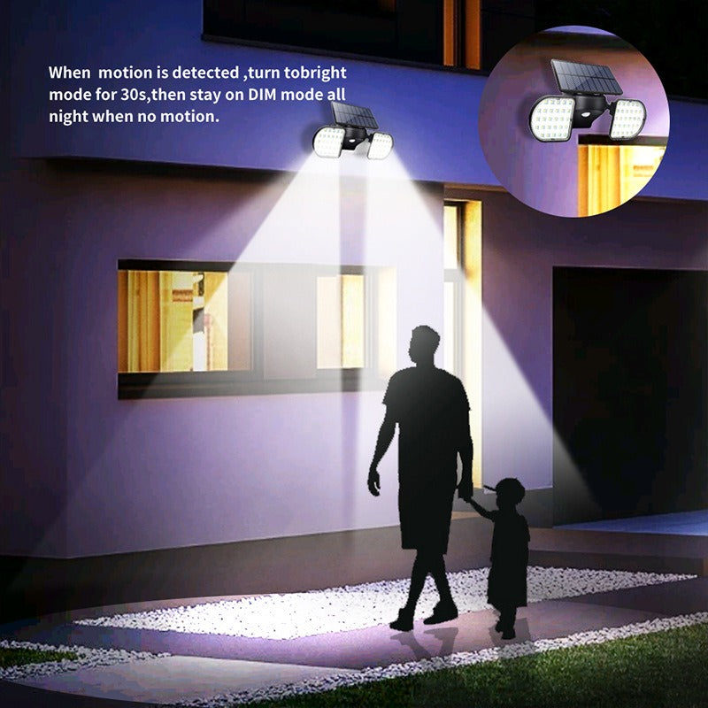 Solar Motion Sensor Wall Light