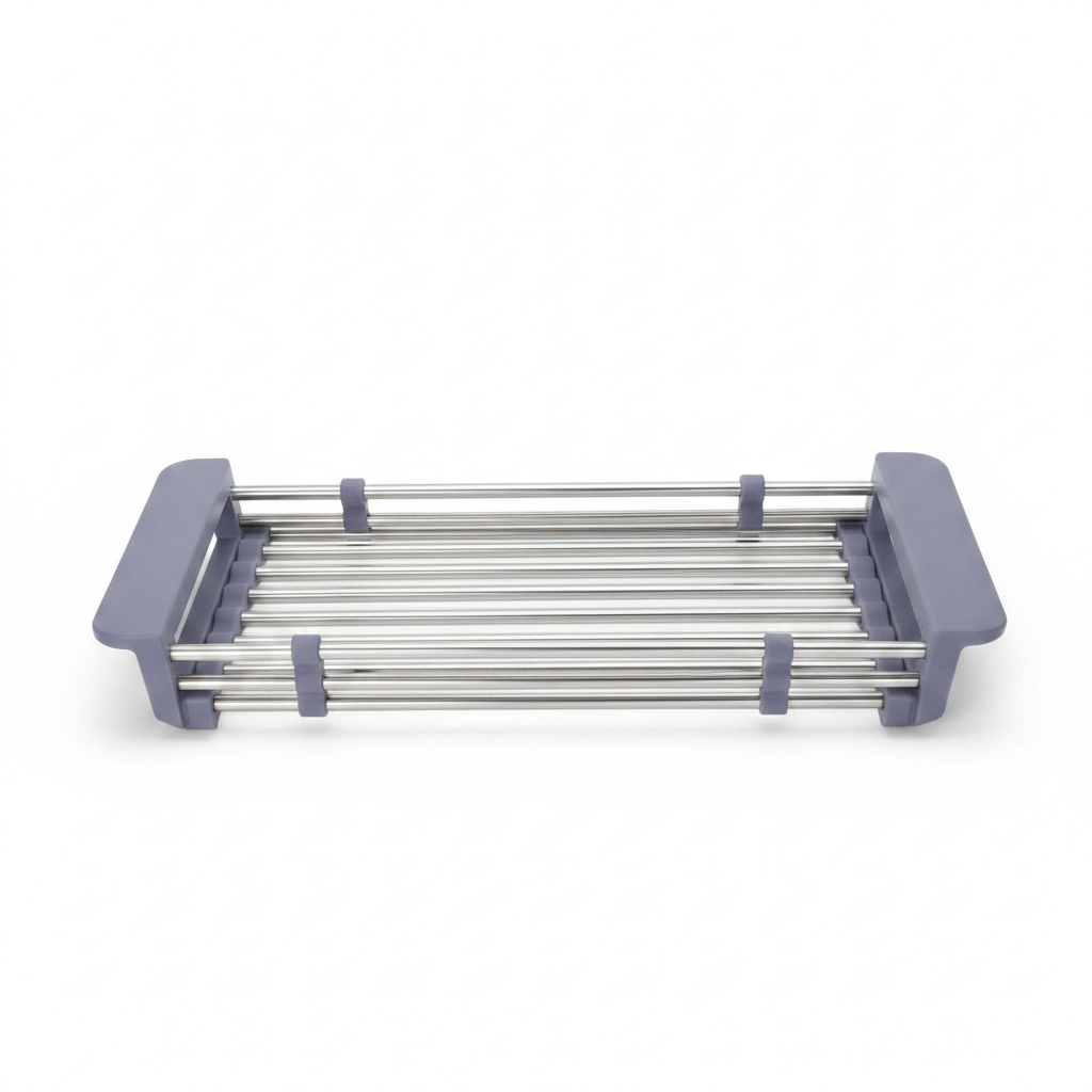 Adjustable Sink Dish Drying Rack Cover