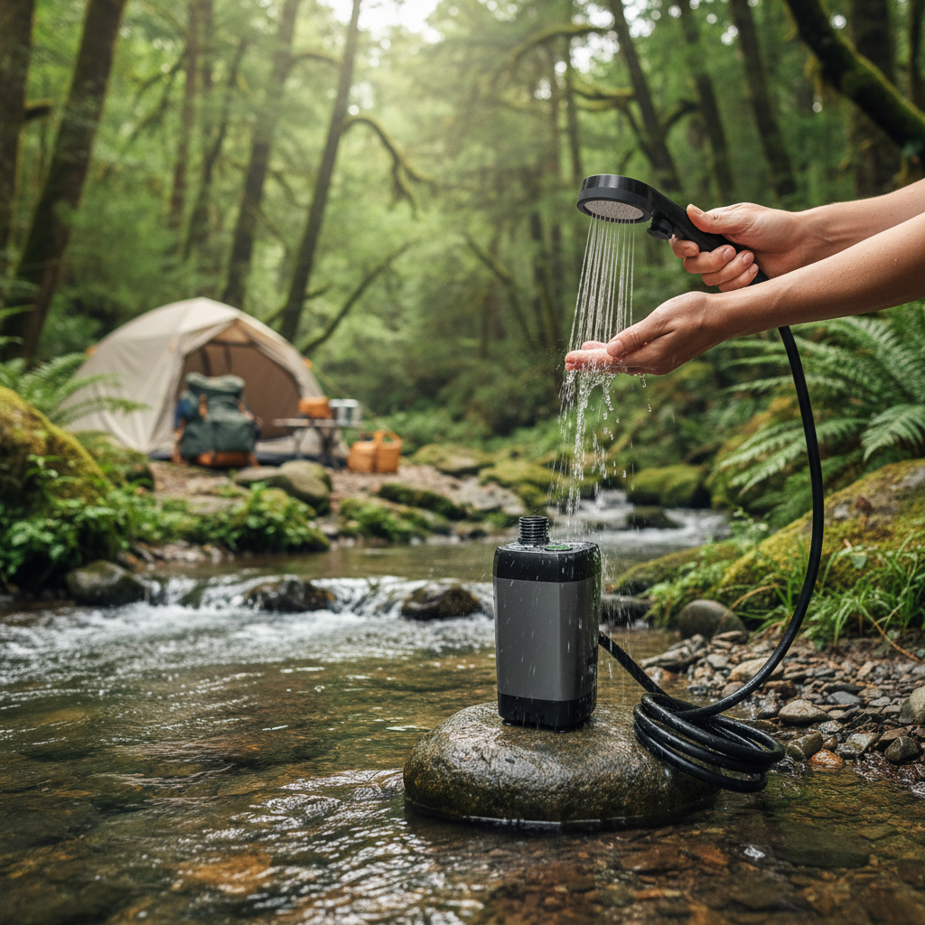 Camping Shower Hero