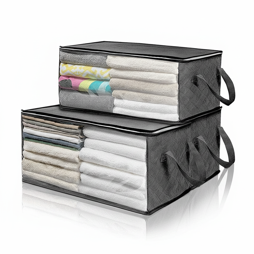 Foldable Comforter Storage Bags Cover