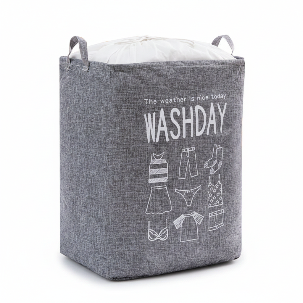 Foldable Quilt Storage Basket Cover