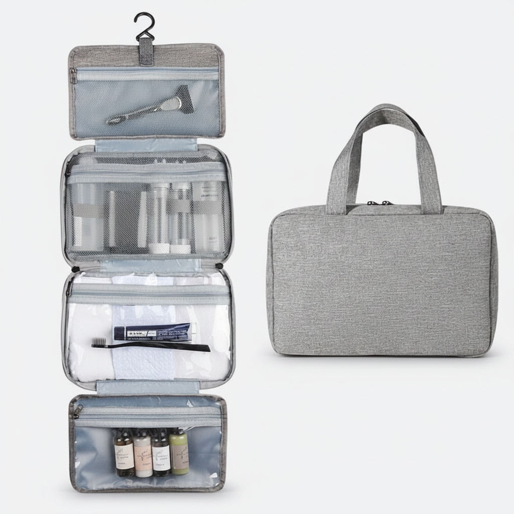 Four-Fold Travel Wash Organiser Bag Cover