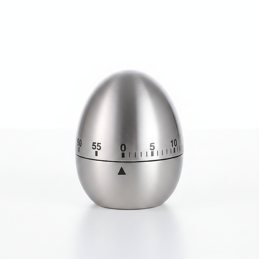Stainless Steel Egg Kitchen Timer Cover