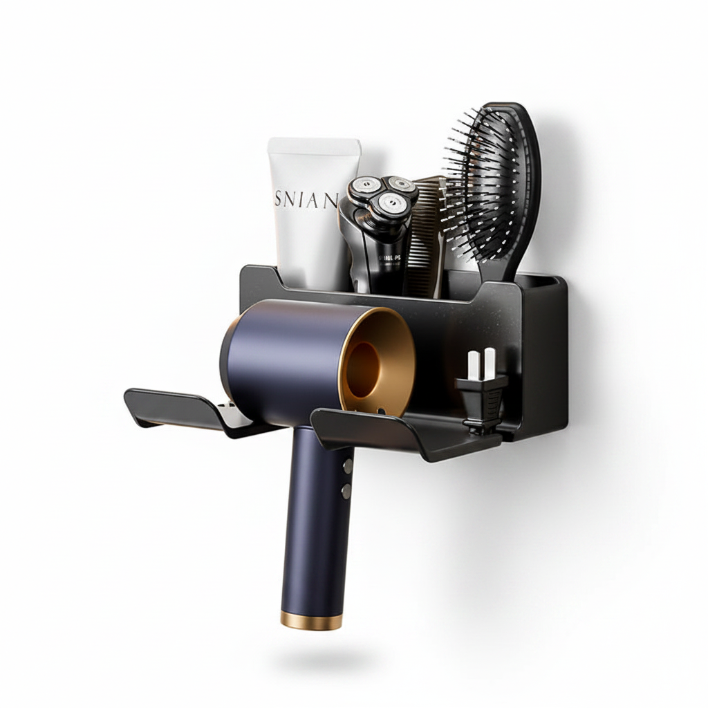 Wall-Mounted Hair Dryer Bracket Cover